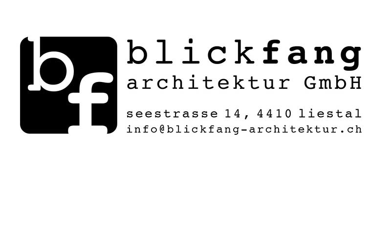 Logo blickfang architektur